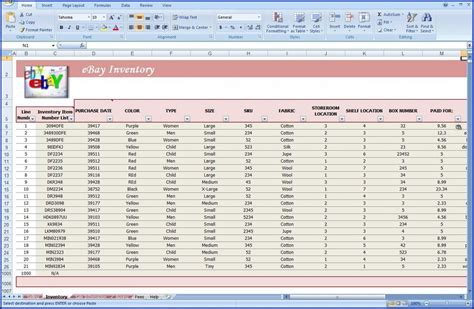 Retail Inventory Tracker Excel Template - Template 1 : Resume Examples ...