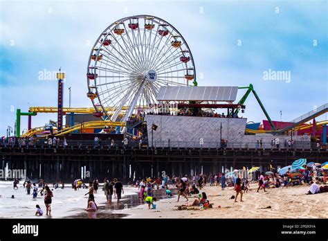 Santa Monica Pier, California Stock Photo - Alamy