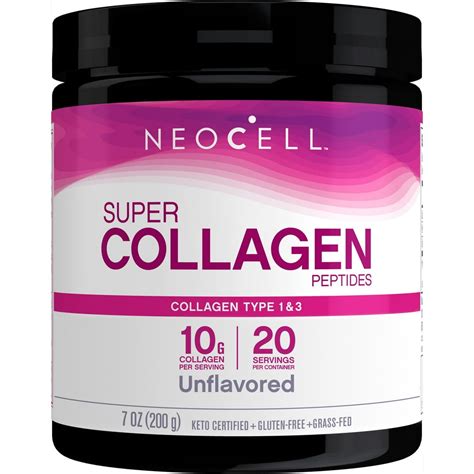 NeoCell Super Collagen Powder Unflavored, 7 oz - Walmart.com - Walmart.com