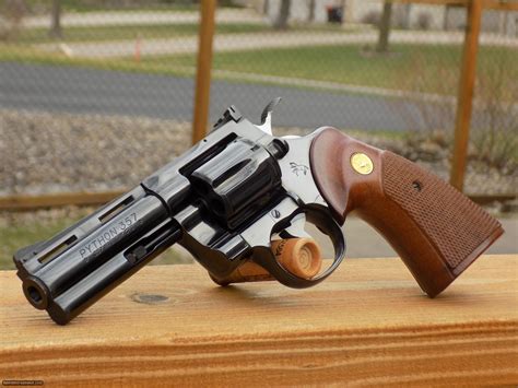 Colt Python Blued Finish 4 inch Barrel Manufactured 1978