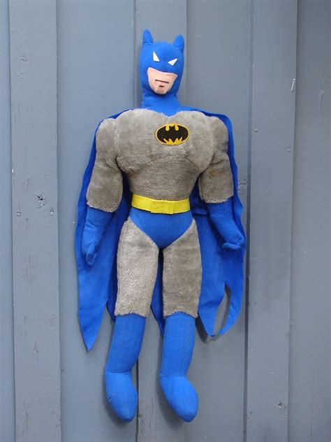 1989 Vintage Large 30 inch Plush BATMAN DOLL by Ace Novelty