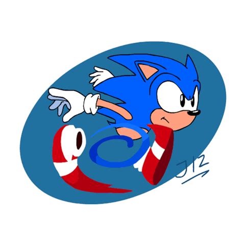 Sonic 1 Running Gif