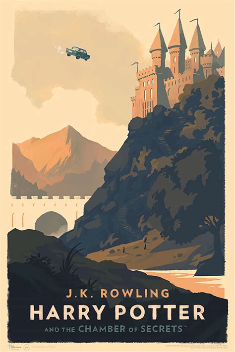 Magical Vintage Harry Potter Book Covers By Olly Moss | Bored Panda