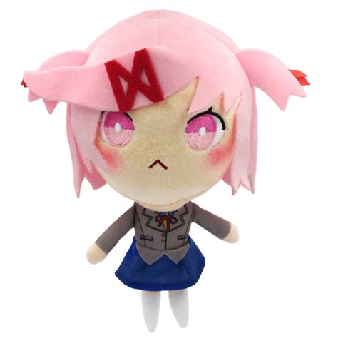 Buy 21.5cm/8.5in DDLC Plush, Anime Game Plushie Toy for DDLC Fans (Natsuki) Online at ...