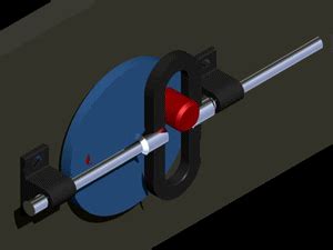 Mechanical Engineering: Animation of Scotch yoke Mechanism