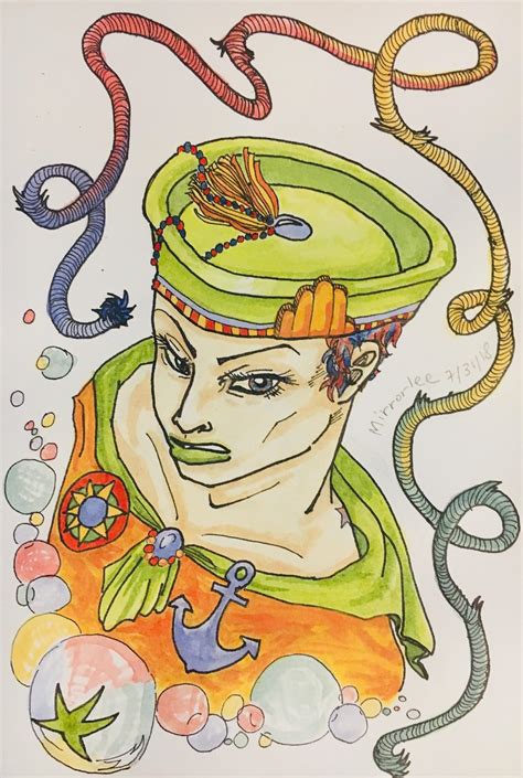 [Fanart] A colorful Part 8 bubble boy! : r/StardustCrusaders