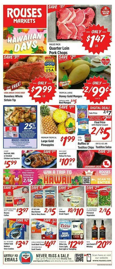 Rouses Markets - Grand Caillou Road, Houma, LA - Hours & Weekly Ad