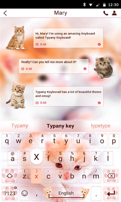 Amazon.com: Cute Cat Theme&Emoji Keyboard: Appstore for Android