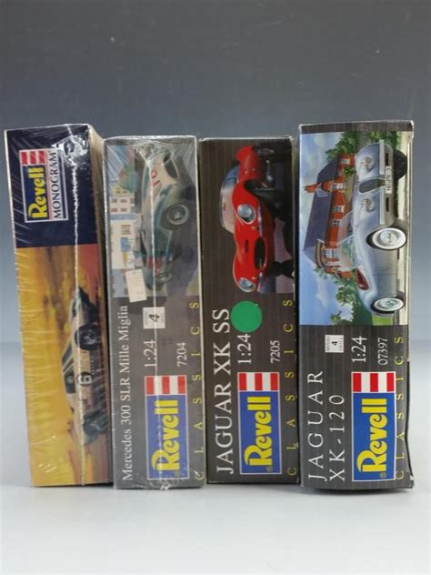 4pc. Vintage Revell Model Car Kits