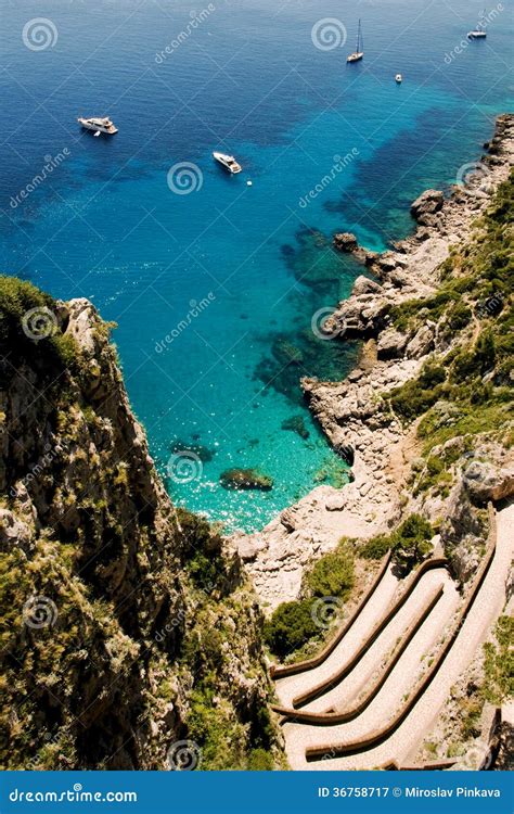 Capri Island, Italy stock image. Image of rocks, italian - 36758717