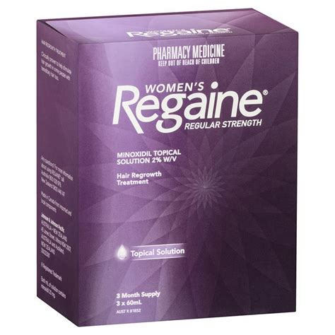 Regaine Women's Regular Strength Hair Regrowth Treatment 3 x 60mL - ePharmacy