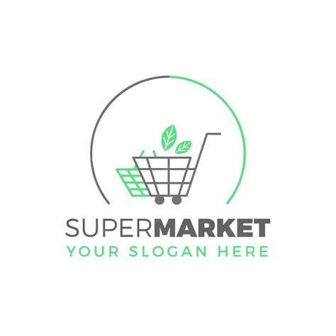 Premium Vector | Supermarket logo