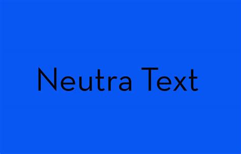 Neutra Text Font Free Download - Fonts Monster