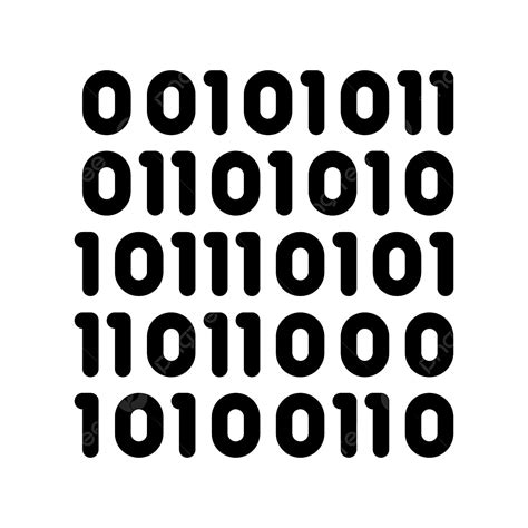 Matrix Binary Code Vector Design Images, Streaming Binary Code Matrix Vector Thin Line Icon ...