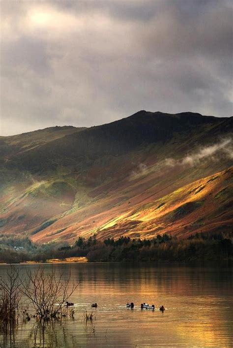 Lake In Cumbria, England by John Short | Cool places to visit, Lake district, Lake district england