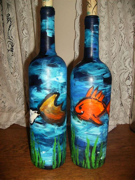 B. Martin Art: Wine Bottle Painting