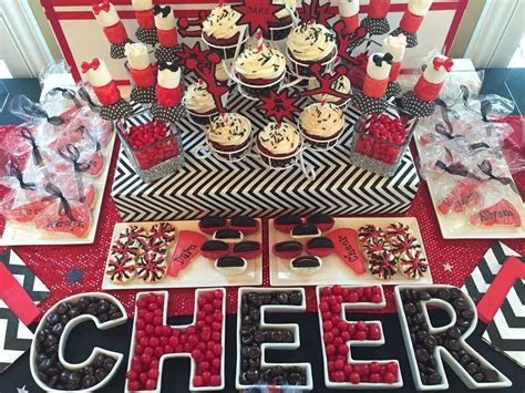 Cheerleading Cheer Party Party Ideas | Photo 11 of 12 | Cheer party, Cheer party decorations ...