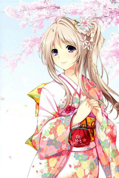 Anime girls wearing kimono | Anime Amino