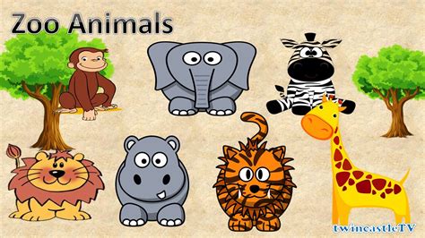 Zoo Animals for babies and kids - YouTube