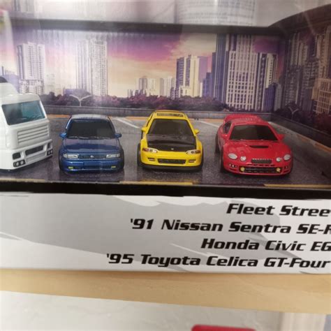 2023 Hot Wheels Premium Set JDM Tuner Diorama Fleet Street Nissan Honda Toyota | #4633345359