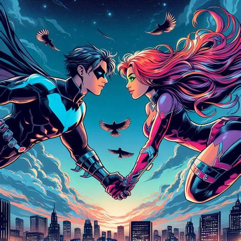 Nightwing And Starfire by asun121285 on DeviantArt