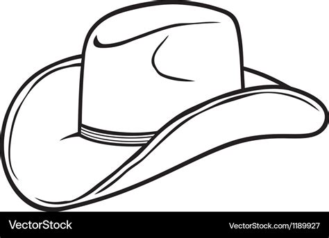 Cowboy hat Royalty Free Vector Image - VectorStock