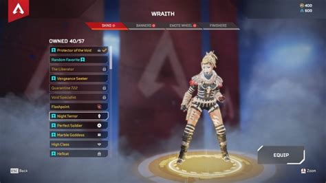 Apex Legends: All Legendary Wraith Skins, Ranked Worst to Best | High Ground Gaming