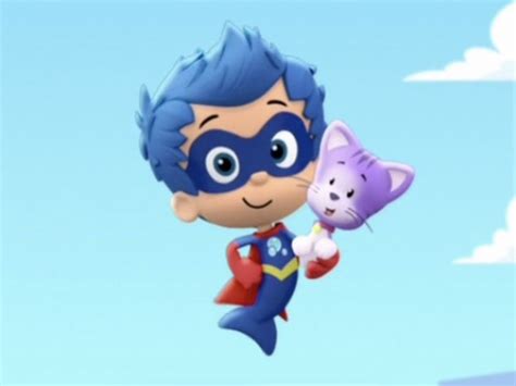 Bubble Guppies Bubble Boy Rescued Bubble Kitty! Because Gil Is A Superhero In The Sky. Bubble ...