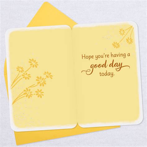 3.25" Mini Hope You're Having a Good Day Thinking of You Card ...