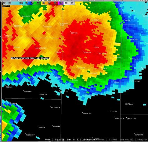 Hallam Nebraska Tornado May 2004