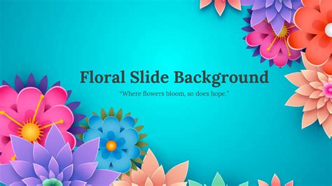 Flower Backgrounds For Powerpoint