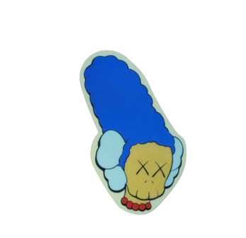 Kaws Vintage Kaws Simpsons Sticker | Grailed