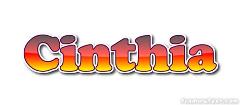 Cinthia Logo | Free Name Design Tool from Flaming Text