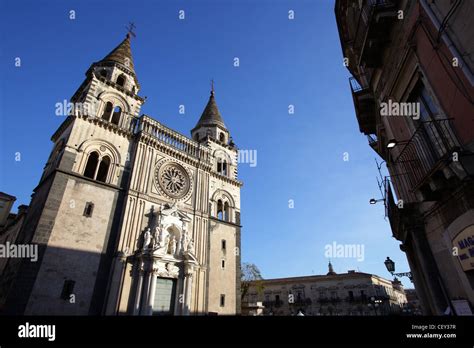 The Cathedral of Acireale, Acireale, Sicily, Italy Stock Photo - Alamy