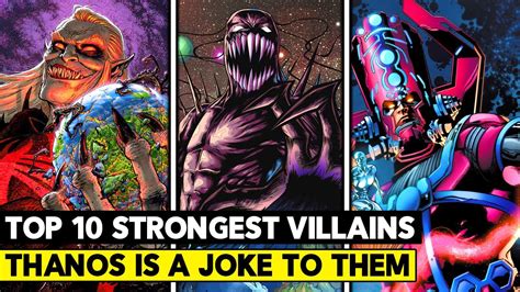 Top 10 Strongest Villains in The Marvel Universe! - YouTube