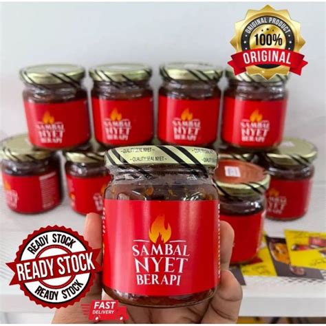 (Ready Stock) Sambal Nyet Berapi by Khairulaming - Halal Original ...