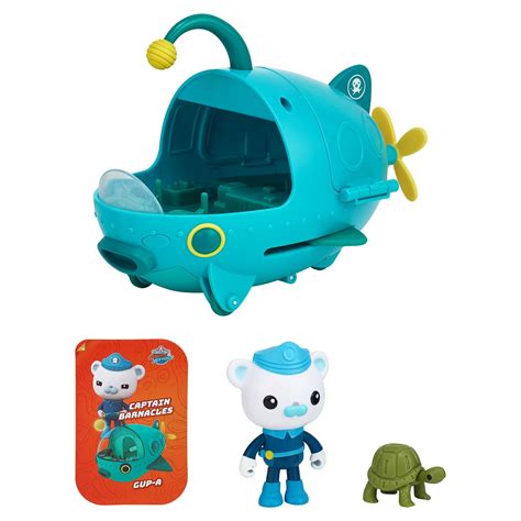 Octonauts Above & Beyond Toy Character Playset, 3" Captain Barnacles Figure & Gup A Adventure ...