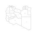 Libya Political Map Of Administrative Divisions Vector Illustration | CartoonDealer.com #269385094