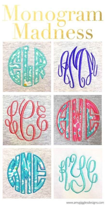 Embroidery Machine Brother Monogram Fonts 59 Super Ideas | Sewing embroidery designs, Machine ...