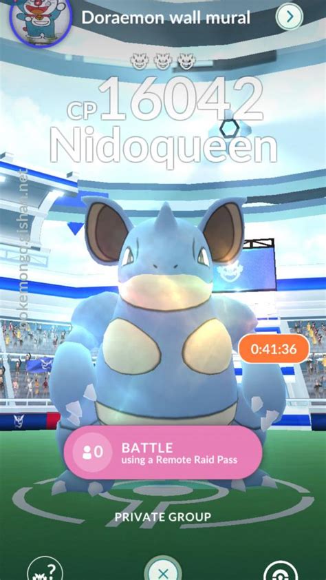 Nidoqueen Raid Boss - Pokemon Go