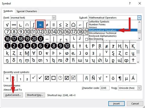 5 Ways to Type Approximately Equal Symbol (≈) in Word/Excel - Software ...