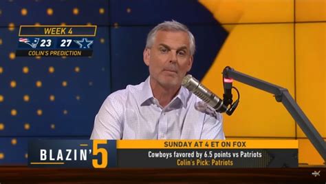 Blazing 5: Colin Cowherd Week 4 NFL Picks 2023 On Fox Sports