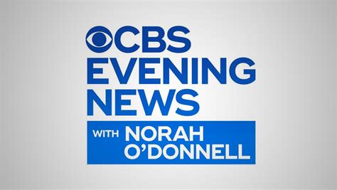 New 'CBS Evening News with Norah O'Donnell' logo design