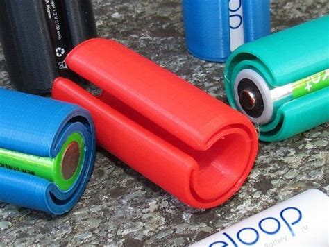 Yet Another AA to C Battery Adapter by enif - Thingiverse | 3d printing diy, 3d printing machine ...