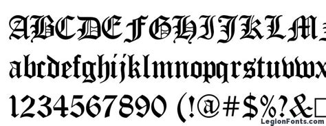 Encient German Gothic Font Download Free / LegionFonts