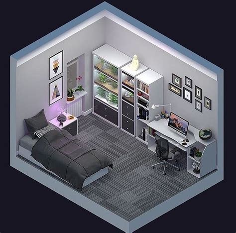 @roomsetupideas no Instagram: “C @therogueone.gaming” | Small game rooms, Boy bedroom design ...