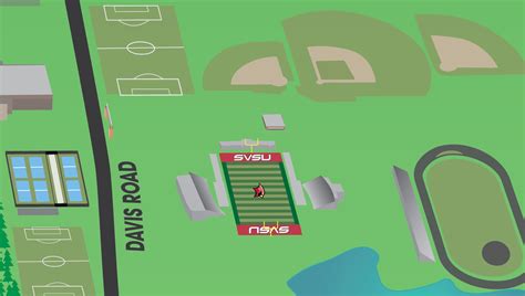 SVSU 3D Running Map :: Behance