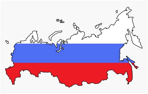 Russia Map Png Photo - Russia Country Outline, Transparent Png - kindpng