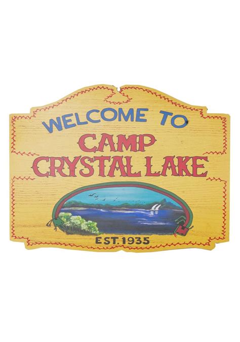 Camp Crystal Lake Sign - Halloween Costume Ideas 2019