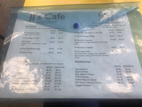 Online Menu of J-Js Cafe Restaurant, Buffalo, New York, 14223 - Zmenu